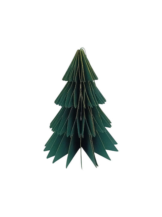 Christmas Paper Ornament 3D Tree 20x8.5cm 2 Grey Colors