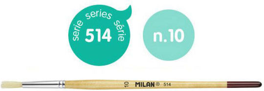 Milan Πινέλο Τρίχα Χοίρου 514 No 8