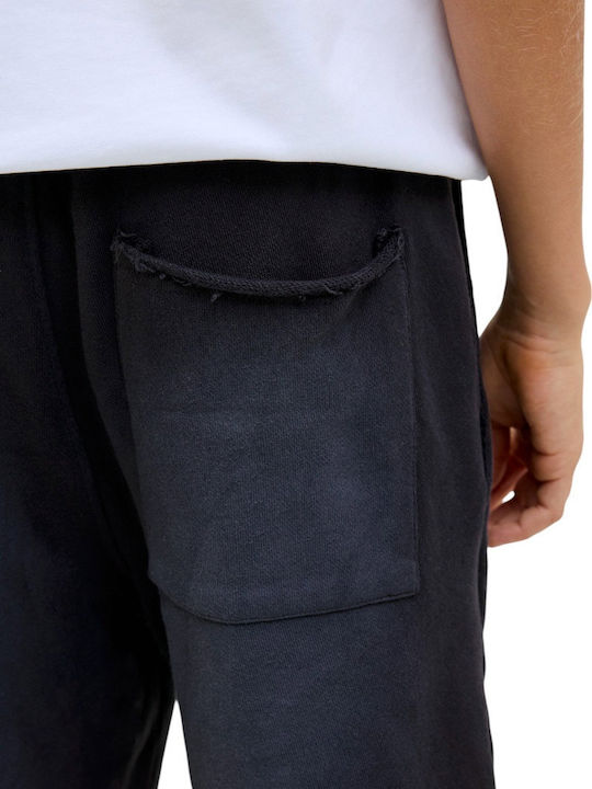 Kinder Shorts Bermudas Stoff Bill Charge Schwarz Sand