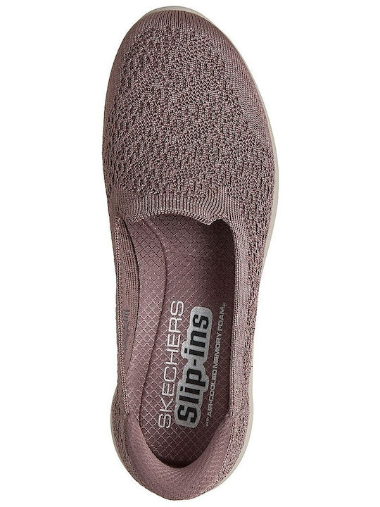 Arya Pantofi balerini pentru femei în Culoare Violet