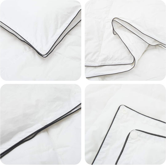 vidaXL Single 135x200 cm White vidaXL Single 135x200 cm White