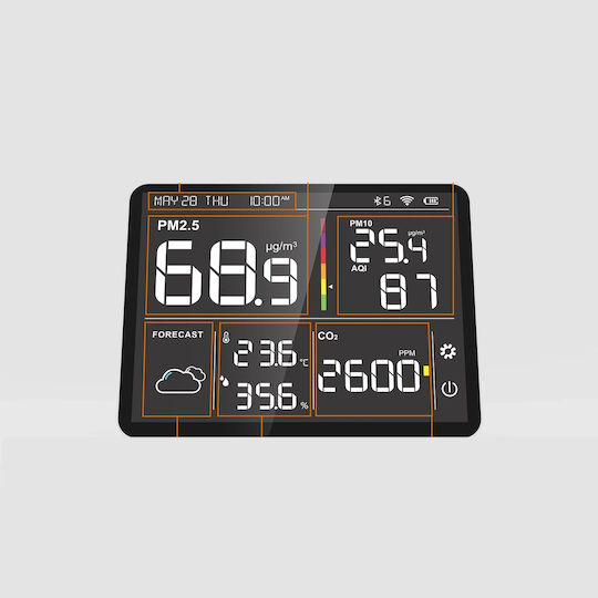 Digital Thermostat für den Raum