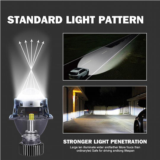 VenCore Car and Motorcycle Lamp H16 Canbus LED 6000K Cold White 12-24V 45W