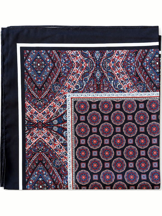 Men's Silky Black Handkerchief