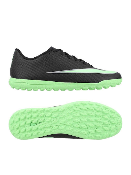 Nike Mercurial Vapor 17 Club TF Футболни Обувки с Гумена Подметка Черни