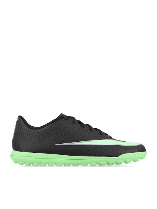 Nike Mercurial Vapor 17 Club TF Футболни Обувки с Гумена Подметка Черни