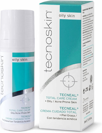 Tecnoskin Tecneal Total Care Regulating Face Cream Against Acne 30ml