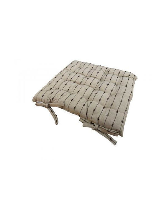 Linea Home Garden Chair Cushion Ginger Ginger 40x40cm