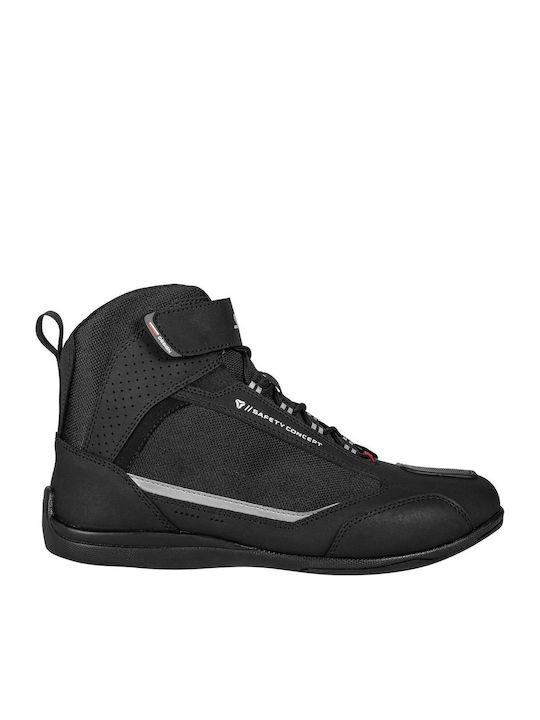 Seca Traffic II Damen Motorradstiefel Leder Schwarz
