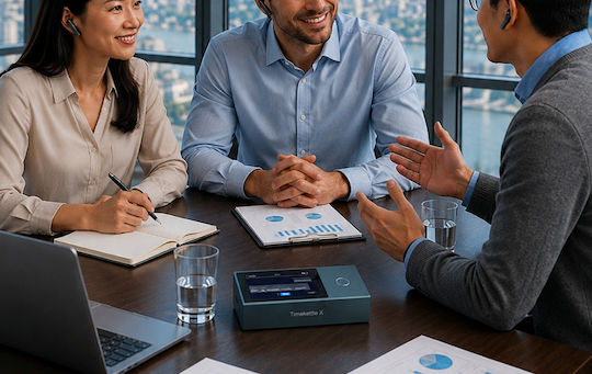 Timekettle X1 Meeting Translator In-ear Bluetooth Handsfree Ακουστικά Γκρι