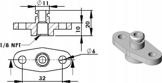 Turbosmart Fpr Adapter Subaru Nissan Mazda