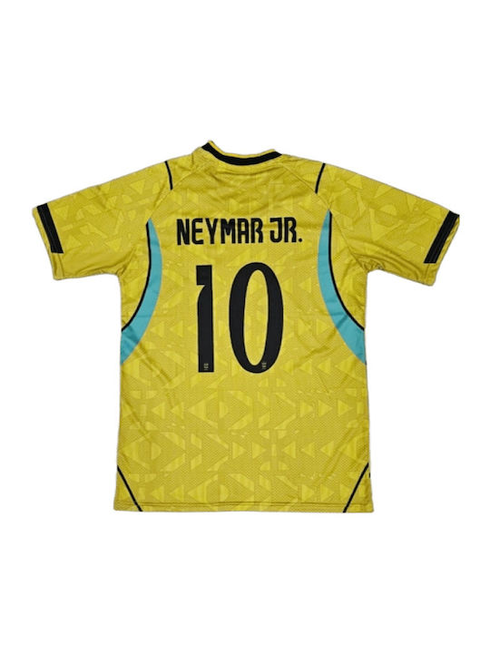 Футболна Екипировка Neymar Jr Национален Отбор Бразилия Mundial 2026 Жълто Balón De Oro Унисекс Ab181