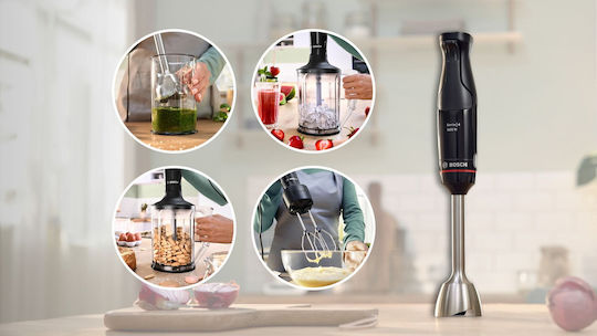 Bosch Blender de mână cu tijă din plastic 1000W negru