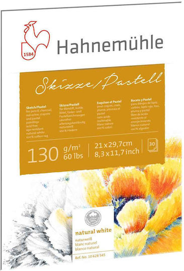 Skizzenblöcke & Pastell 100% Rag 130gsm Hahnemühle A4 210 X 297 Mm