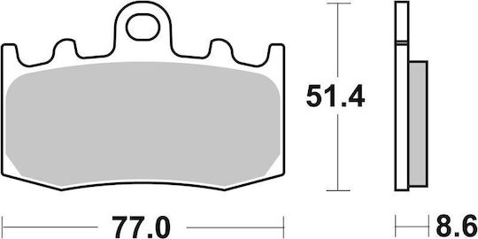 Brembo Motorradbremsbeläge Vorderseite