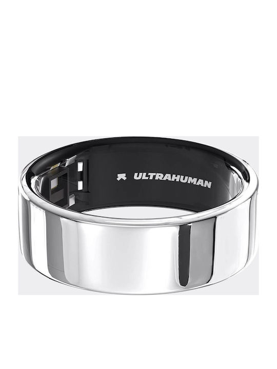 Ultrahuman Air Smart Ring 18.1mm Αδιάβροχο με Παλμογράφο Ασημί