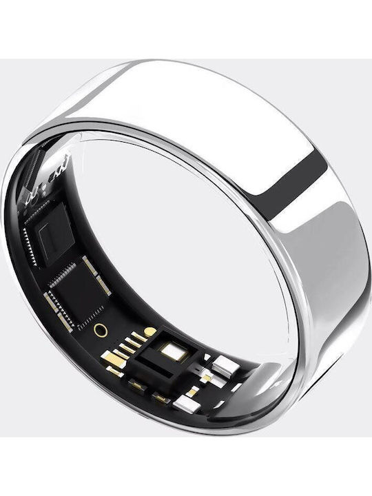 Ultrahuman Air Smart Ring 18.1mm Αδιάβροχο με Παλμογράφο Ασημί