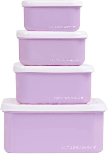 A Little Lovely Company Plastic Kids' Dinner Set Thermal