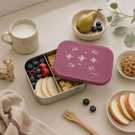 Fresk Kids' Food Container from Silicone 19 x 14.5 x 5 cm