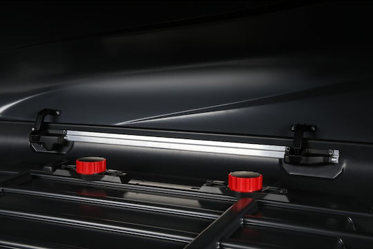 Modula Evo Dachbox Für Autos Mit Doppelseitigem Öffnen 400lt Schwarze Matt Modula