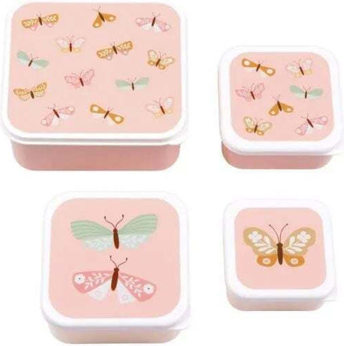 A Little Lovely Company Kids Water Bottle Butterfly Plastic