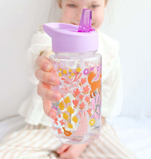 A Little Lovely Company Kids Water Bottle Plastic