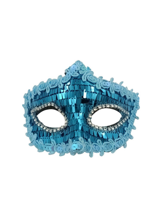 Venetian Mask Sequins 5 Colours Silver
