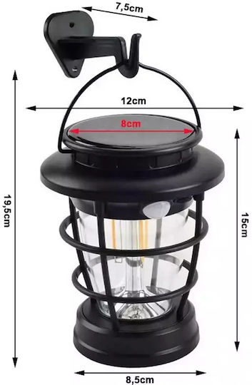 Verk Group Led Solar Lantern for Camping Black