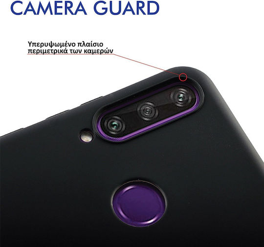 Volte-Tel Silicone Camera Guard Back Cover with Neck Strap Black (Motorola Edge 70 Fusion 5G)