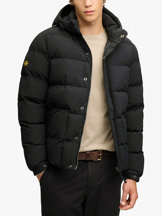 Superdry Everest Мъжко яке Puffer Jet Black
