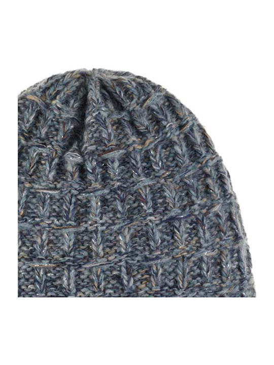 Beanie Women's Knitted Beanie in Blue Color