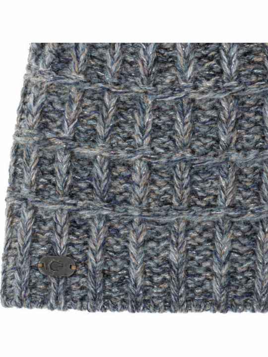 Beanie Women's Knitted Beanie in Blue Color