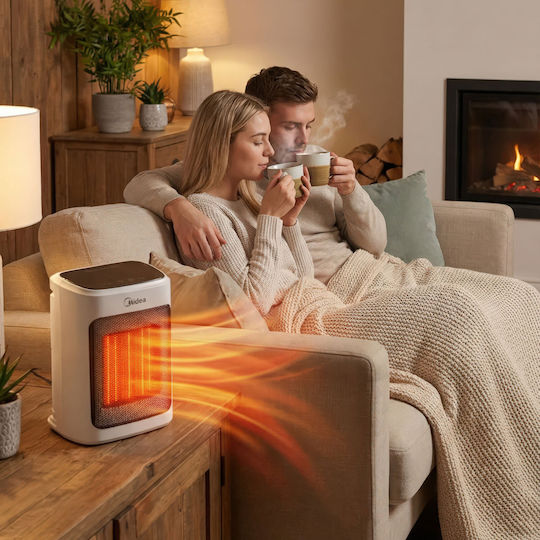Acasă Ceramic Radiator electric de tip ventilator de utilizare generală de podea Alb 2000W
