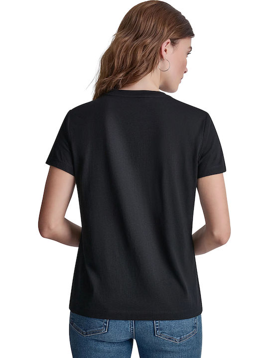 Дамска Блуза Къс Ръкав H7e/blk/clear