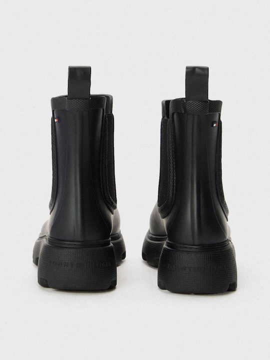 Tommy Hilfiger Women's Black Ankle Boots