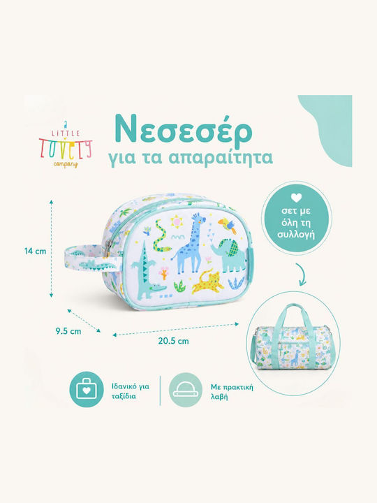 A Little Lovely Company Toiletry Bag Essentials Carry Handle Jungle