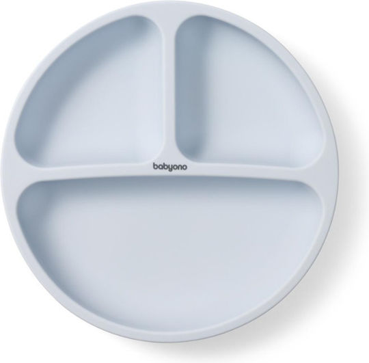 Children's Food Plate from Silicone Blue