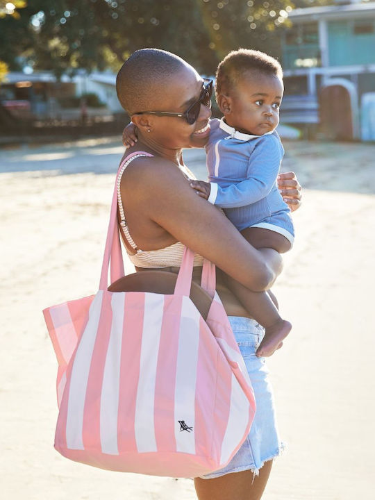 Fabric Beach Bag Pink