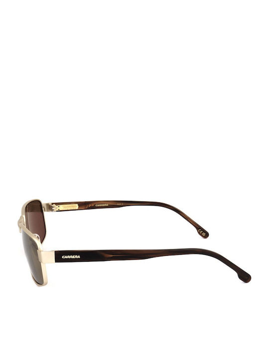 Carrera Unisex Sunglasses with Gold Frame and Grey Lens C FLEX 09/G/S AOZ