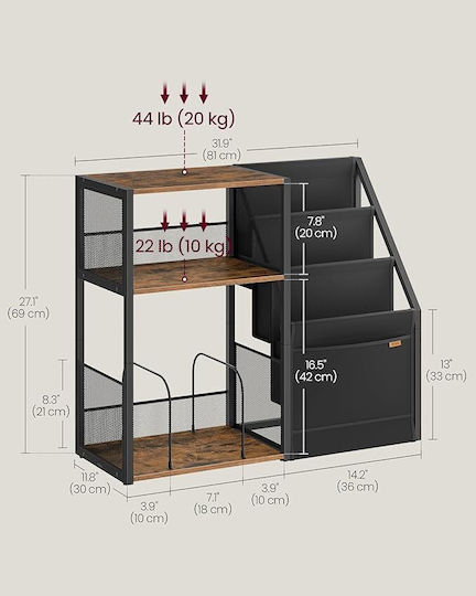 Vasagle Mobilier Hi-Fi Maro