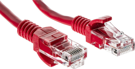 Rbline U/UTP Καλώδιο Δικτύου Ethernet 0.2m Κόκκινο
