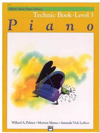 Alfred Music Publishing Basic Piano Library-Technic Book Level 3 Metodă de Învățare pentru Pian