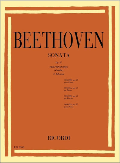 Ricordi L.V.Beethoven - Sonata op. 57 per pianoforte für Klavier W000327048