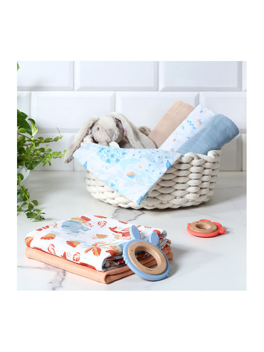 Offer Sleep Aid Moonie 2.0 Grey & Cotton Muslin Babyono 3 Pieces