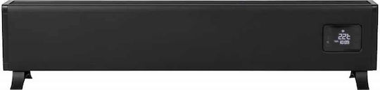 Eurom Convector Electric De Pardoseală 1500W Cu Termostat Electronic Și WiFi 120x17cm Negru