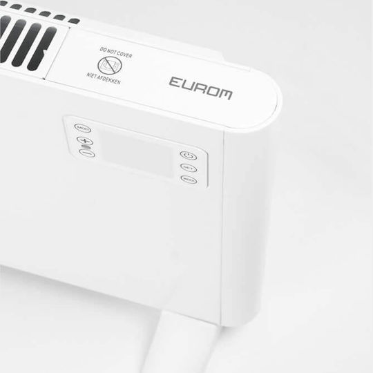 Eurom Alutherm Wifi Convector Electric Pardoseală 2000W cu Termostat Electronic și WiFi 92x45.8cm Alb