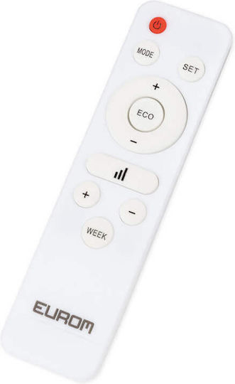 Eurom Alutherm Wifi Convector Electric Pardoseală 2000W cu Termostat Electronic și WiFi 92x45.8cm Alb