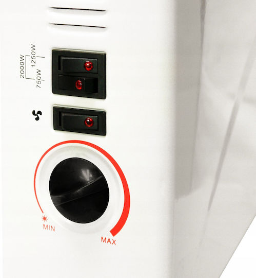 Θερμοπομπός Δαπέδου 2000W 54x39cm Λευκός