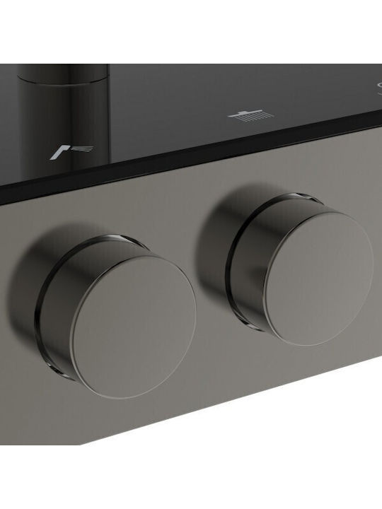 Ideal Standard Solos Coloană de duș cu mixer de cadă gri