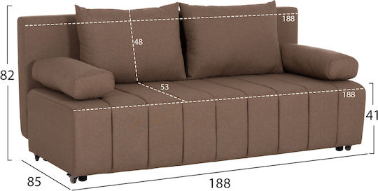 Kend Τριθέσιος Καναπές Κρεβάτι 188x85x82εκ. Kend Τριθέσιος Καναπές Κρεβάτι 188x85x82εκ.